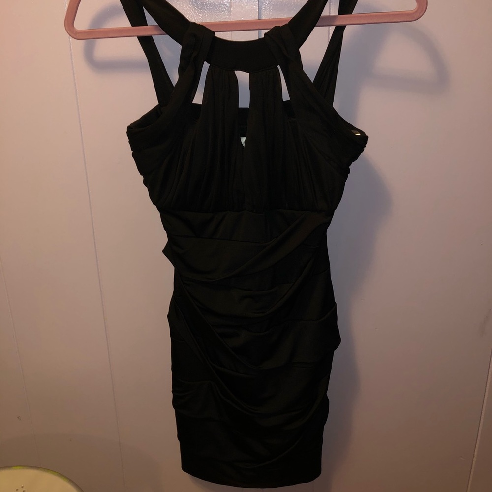 Mini black dress